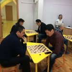 Турнир по русским шашкам среди отцов детского сада